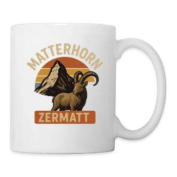 Matterhorn Zermatt Mountains Switzerland Alps Mountain - Mug - white - Right