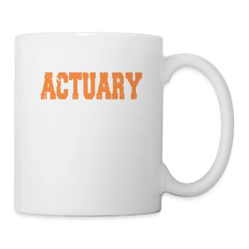Best Freshman Actuarial Student Bar Graph Humor - Tasse - Weiß - Rechts
