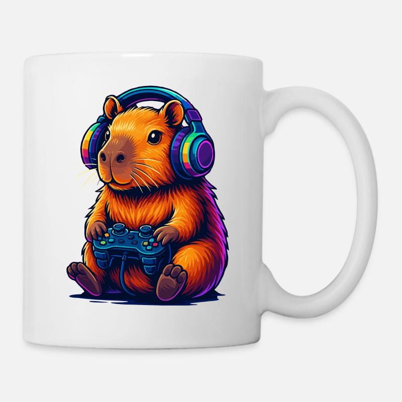 Gaming Capybara Vibes - Mug - white
