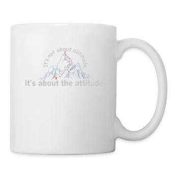 Citation de Montagne Motivationnelle Montagne Motivante - Mug blanc - blanc - Droite