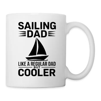 Sailing Saying Dad Dad Sailor Sailing Gift - Mug - white - Right