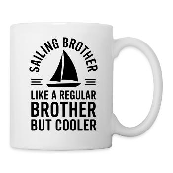 Sailing Saying Brother Sailor Sailing Gift - Mug - white - Right