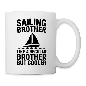Sailing Saying Brother Sailor Sailing Gift - Mug - white - Right