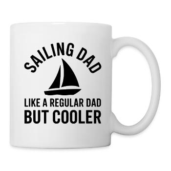 Sailing Saying Dad Dad Sailor Sailing Gift - Mug - white - Right