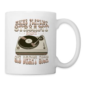 Schallplatten Turntable T-Shirt - Mug - white - Right
