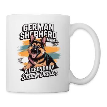 Berger allemand Mama, marchand de snacks légendaire - Mug blanc - blanc - Droite