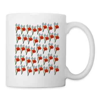 California Poppies Wildflowers Poppies - Mug - white - Right