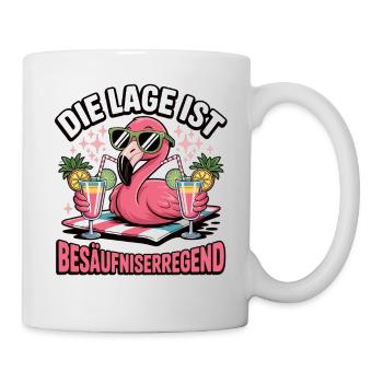 Party Flamingo Drunkenness - Mug - white - Right