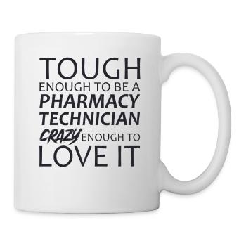 Pharmacy technician Crazy - Mug - white - Right