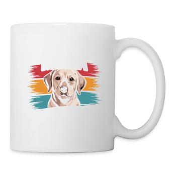 Labrador Mama Mama, Legendärer Snack-Dealer - Tasse - Weiß - Rechts