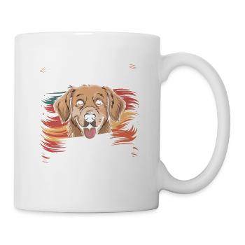 Golden Retriever Maman Mamans, Revendeurs de Snacks - Mug blanc - blanc - Droite