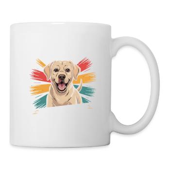 Labrador Mama Mama, Legendärer Snack-Dealer - Tasse - Weiß - Rechts