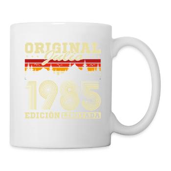 1985 Juillet Vintage Rétro Cadeau d’Anniversaire - Mug blanc - blanc - Droite