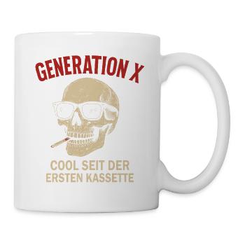 Generation X Cool Since First Cassette - Mug - white - Right