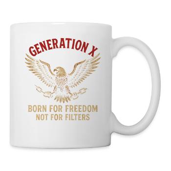 Generation X Freedom Eagle Statement - Mug - white - Right