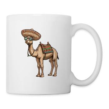 Camel Comic Funny Sombrero - Mug - white - Right