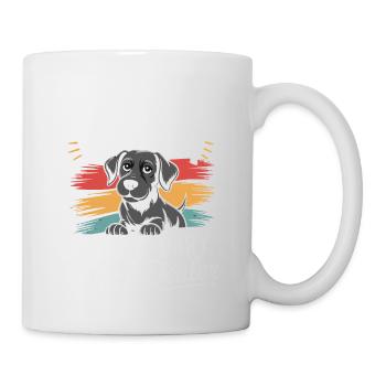 Labrador Mama Mama, Legendärer Snack-Dealer - Tasse - Weiß - Rechts