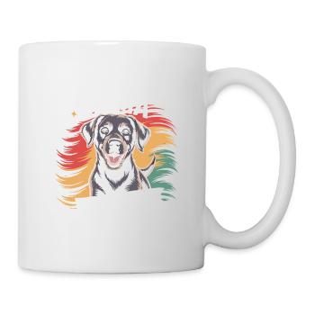 Labrador Mama Mama, Legendärer Snack-Dealer - Tasse - Weiß - Rechts