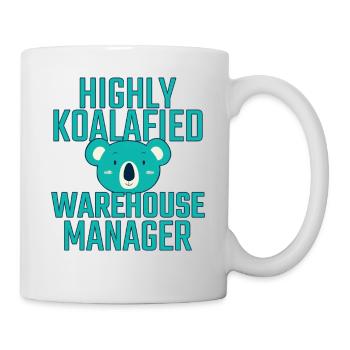 Warehouse Manager Koalafied - Tasse - Weiß - Rechts