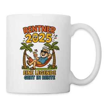 2025 – Eine Legende verabschiedet sich - Tasse - Weiß - Rechts