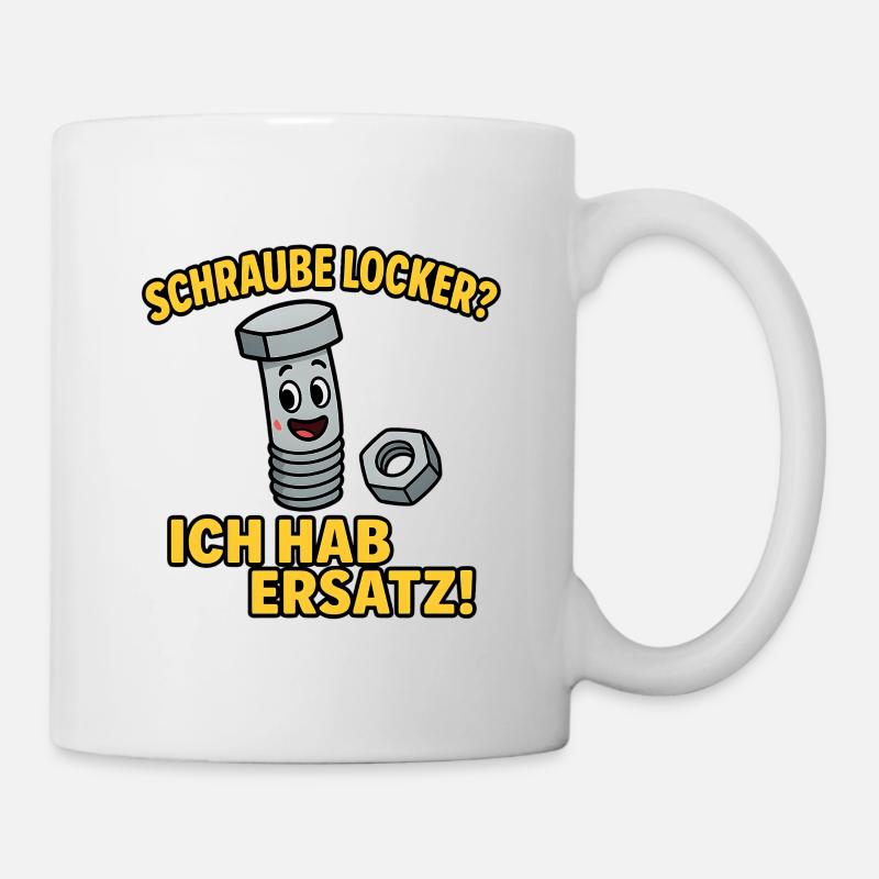 Screw loose? I have a replacement. - Mug - white