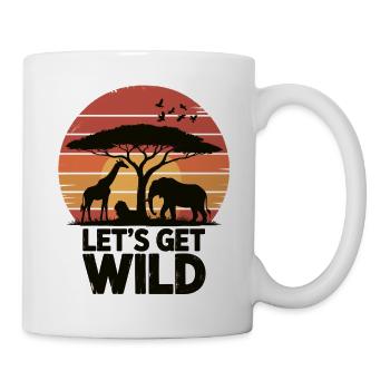 Africa Sunset – Let’s Get Wild - Mug blanc - blanc - Droite