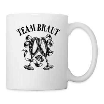Enterrement de vie de jeune fille - Équipe de la mariée - Mug blanc - blanc - Droite
