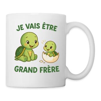 Futur Grand Frère Je vais être Grand Frère - Mug blanc - blanc - Droite