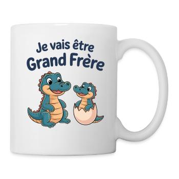 Futur Grand Frère Je vais être Grand Frère - Mug blanc - blanc - Droite