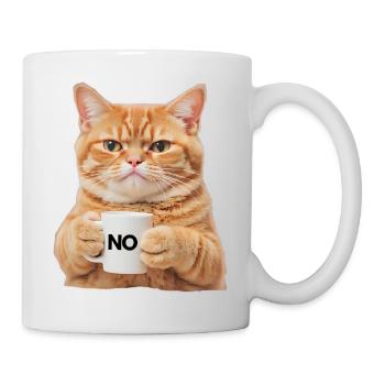 Chat Non, Non, Non | Mug à café - Mug blanc - blanc - Droite