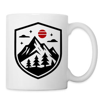 Mountains Nature Outdoor - Mug - white - Right