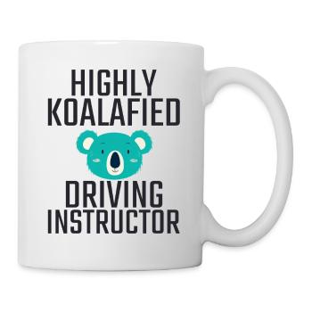 Driving Instructor Koalafied Drive Tutor - Mug - white - Right