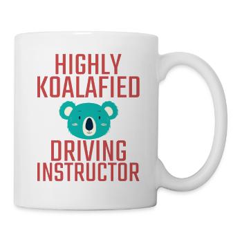 Driving Instructor Koalafied Drive Tutor - Mug - white - Right