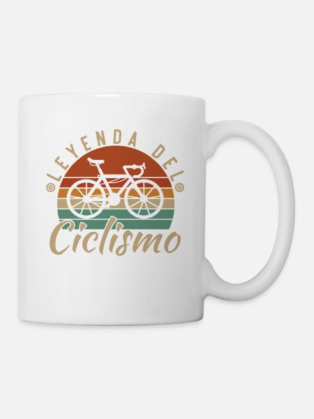 Cycling Legend Radsport-Geschenk - Tasse - Weiß
