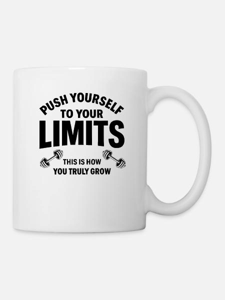 Overcoming Boundaries, Showing Strength - Mug - white