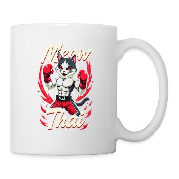 Funny Muay Thai Boxing Muay Thai - Tasse - Weiß - Rechts