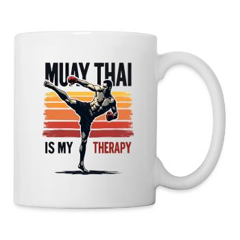 Funny Muay Thai Boxing Muay Thai - Tasse - Weiß - Rechts