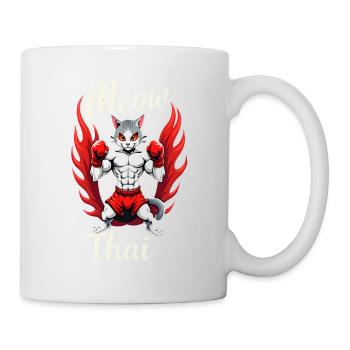 Funny Muay Thai Boxing Muay Thai - Tasse - Weiß - Rechts