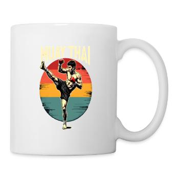 Funny Muay Thai Boxing Muay Thai - Tasse - Weiß - Rechts