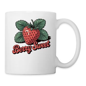 Berry Sweet – Chemise Sweet Strawberry - Mug blanc - blanc - Droite