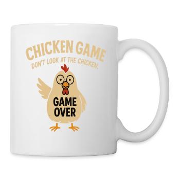 Chicken Game Don't Look At The Chicken - Mug - white - Right