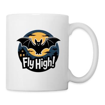 BATS FLY HIGH - Mug - white - Right