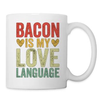 Bacon Is My Love Language - Mug - white - Right