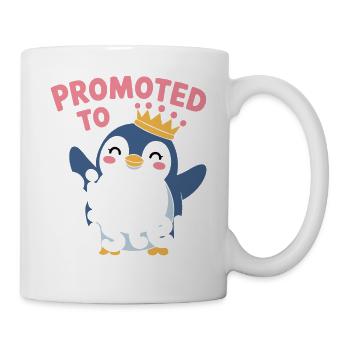Promu au rang de grande sœur – Penguin Design - Mug blanc - blanc - Droite