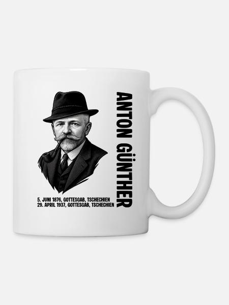 Anton Guenther Erzgebirge Gottesgab - Tasse - Weiß