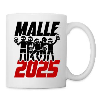 Malle 2025 Party - Tasse - Weiß - Rechts