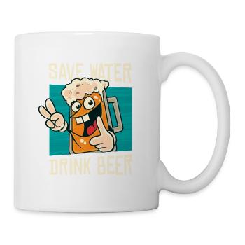 Save Water Drink Beer - Mug - white - Right