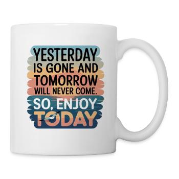 WEG UND MORGEN - Tasse - Weiß - Rechts