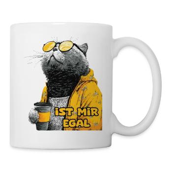 with coffee and the saying - Mug - white - Right