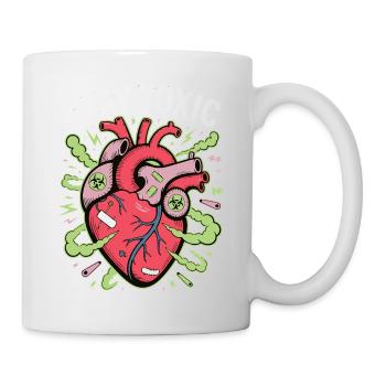 BLEIBEN SIE GIFTIG - Tasse - Weiß - Rechts